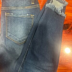 KanCan Dark Blue Distressed Skinny Jeans